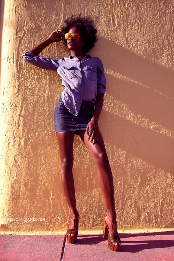 Female model photo shoot of Valencia G in South Beach/ Miami Beach