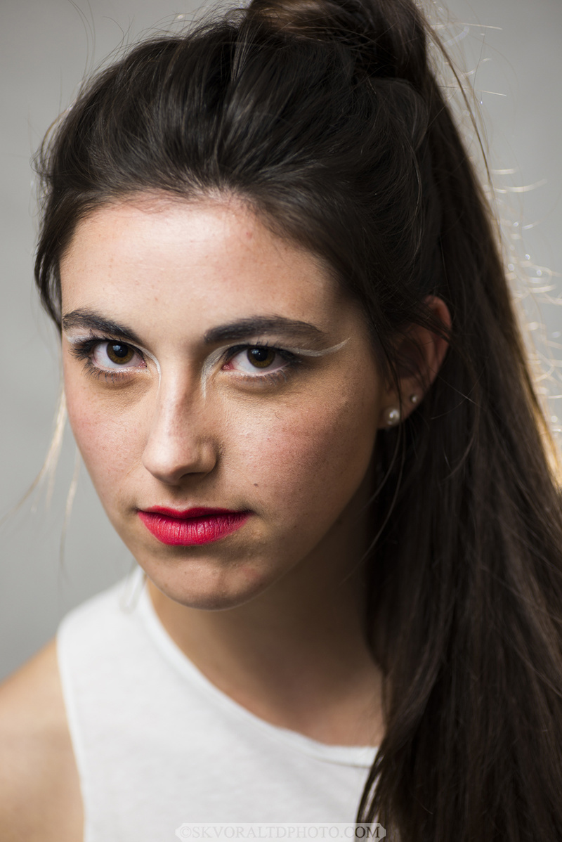 Female model photo shoot of mihanda by SkvLTD, makeup by Adeline Zeewei