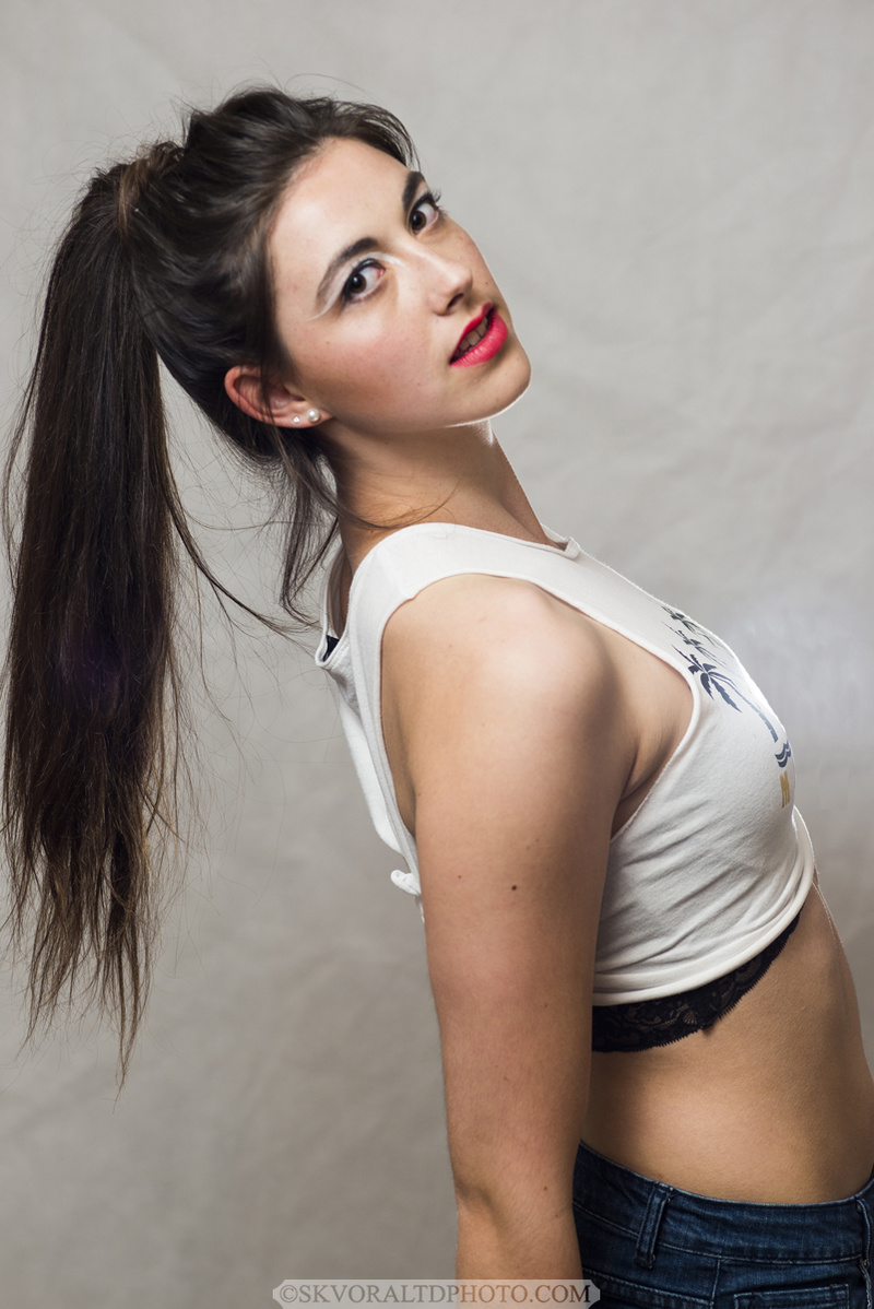Female model photo shoot of mihanda by SkvLTD, makeup by Adeline Zeewei