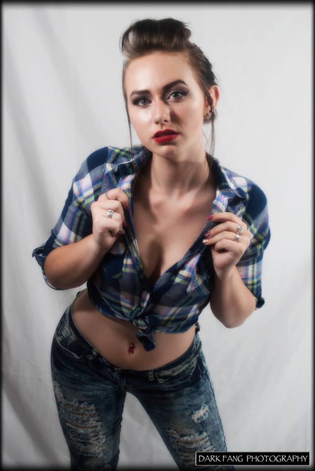 Female model photo shoot of BreannaPavel by Dark Fang Photography in Austin, Texas