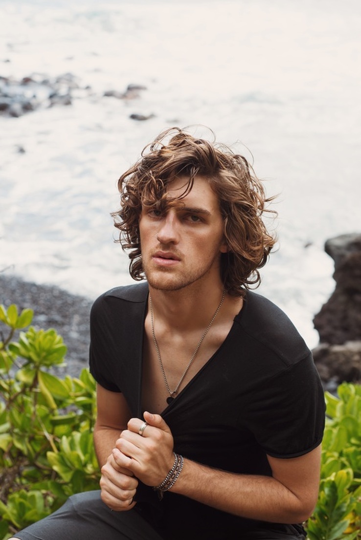 Male model photo shoot of Niko Sabe in Maui Hawaii