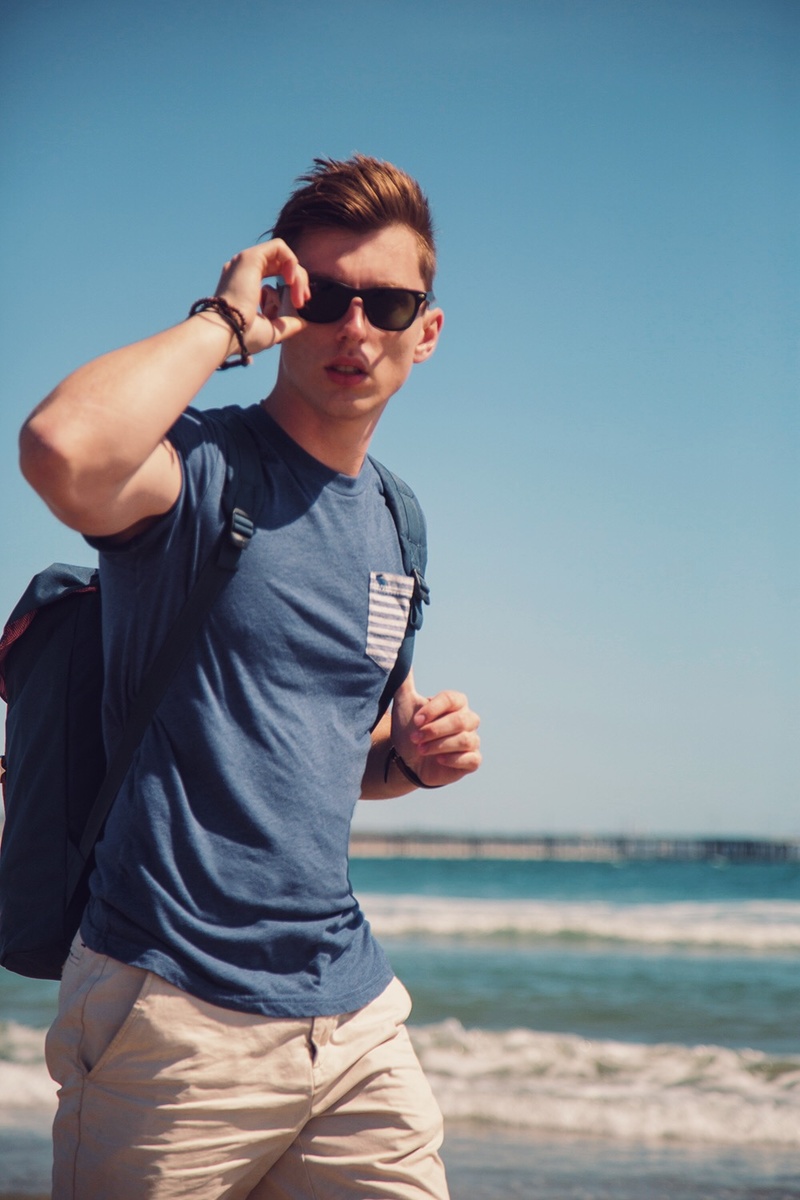 Male model photo shoot of Max Rostov in Santa Monica