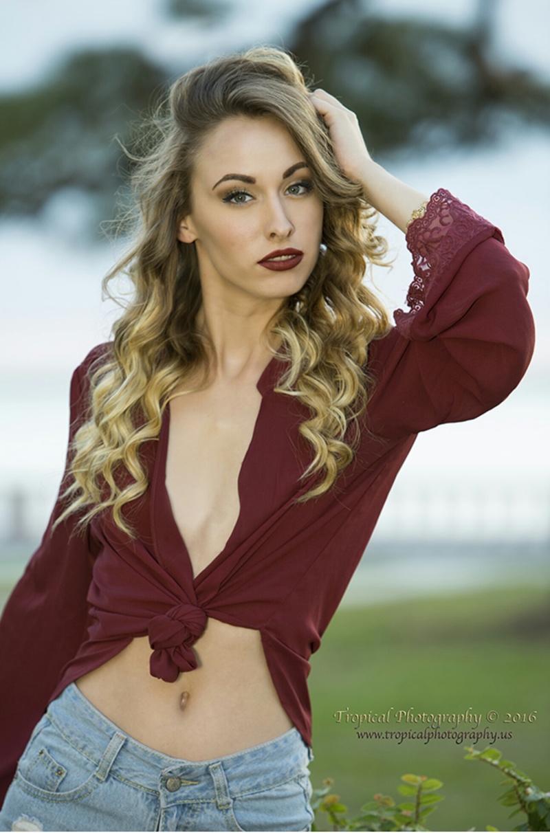 Female model photo shoot of Ashley Wollfe by Tropical Photography in Sarasota, FL