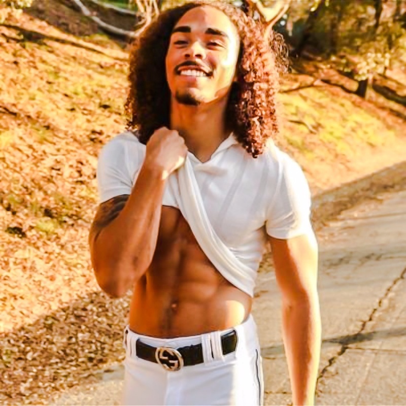 Male model photo shoot of TesDiamonds_ in California