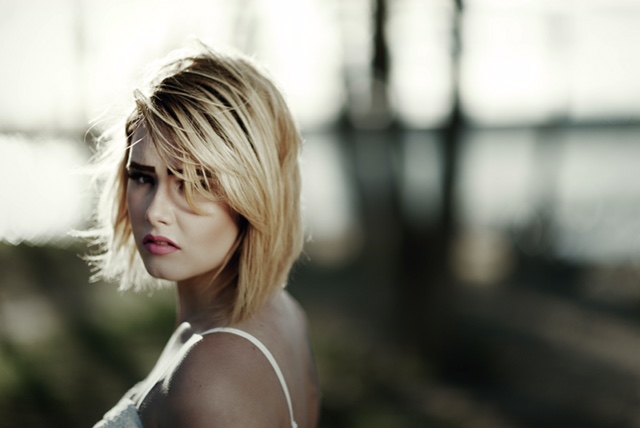 Female model photo shoot of Bloody_Mascara_22 by Ayvin Arthur in Cherry Creek Reservoir