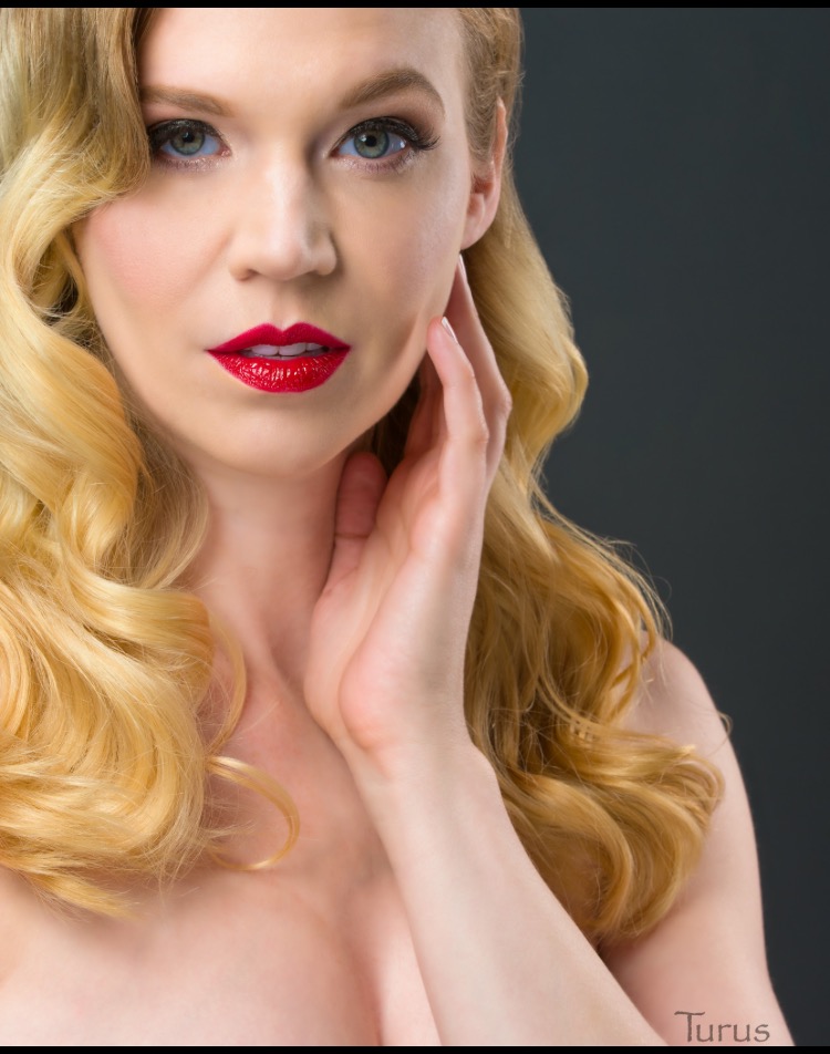 Female model photo shoot of Alissa W by Turus Studios, makeup by molly MUA