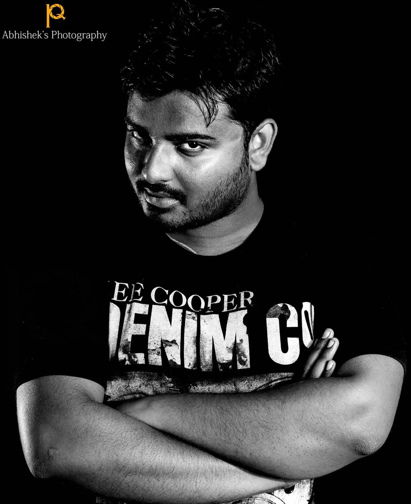 Male model photo shoot of Abhishek Shubash in Bangalore