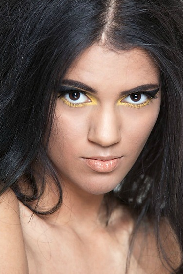 Female model photo shoot of Vicieux, makeup by Anais Salazar MUA
