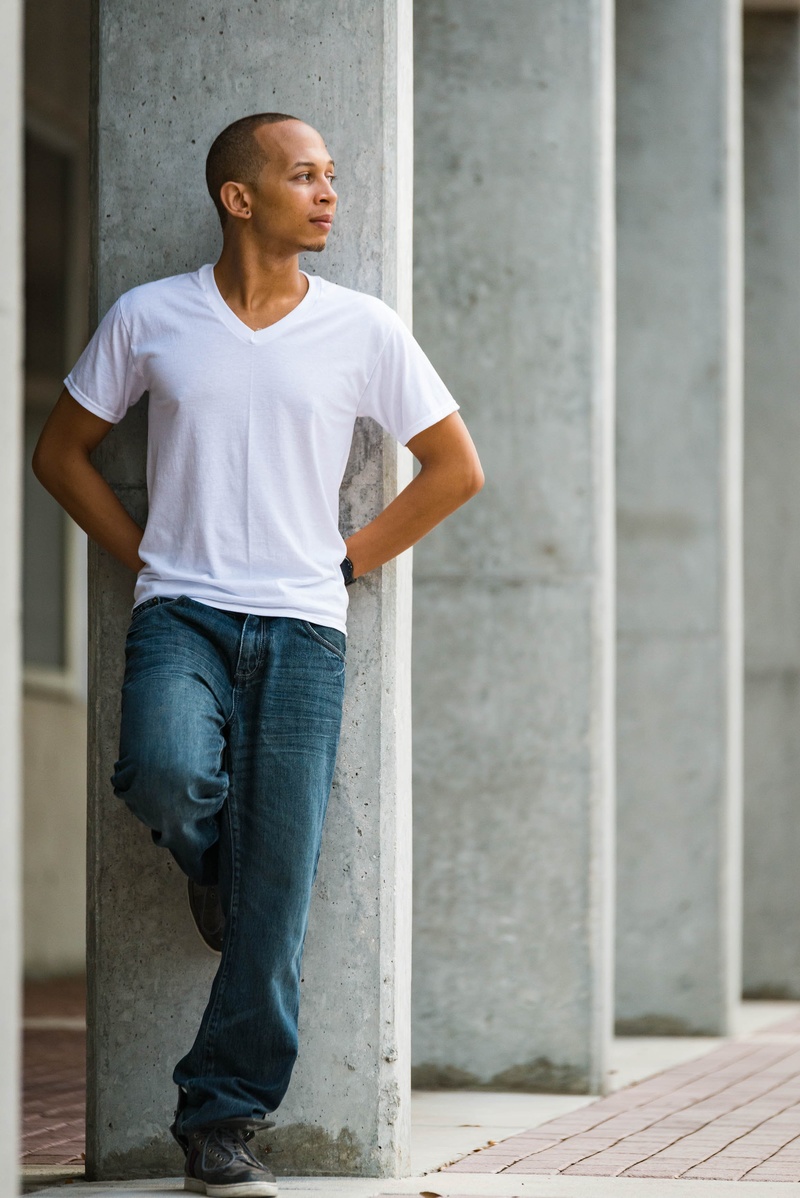 Male model photo shoot of Camron Turner in Downtown Fort Lauderdale, FL