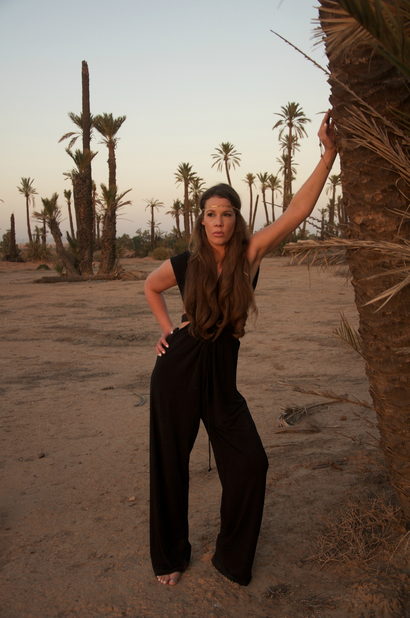 Female model photo shoot of SophiaMiami in Morocco