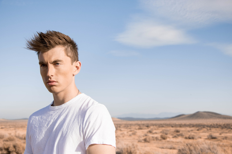 Male model photo shoot of Max Rostov in Mojave Desert