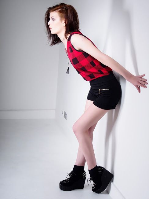 Female model photo shoot of Jordan Seabright  in Shoreditch Studios