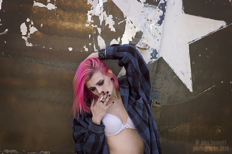 Female model photo shoot of Erica Morbid by Alex Bennett Photography