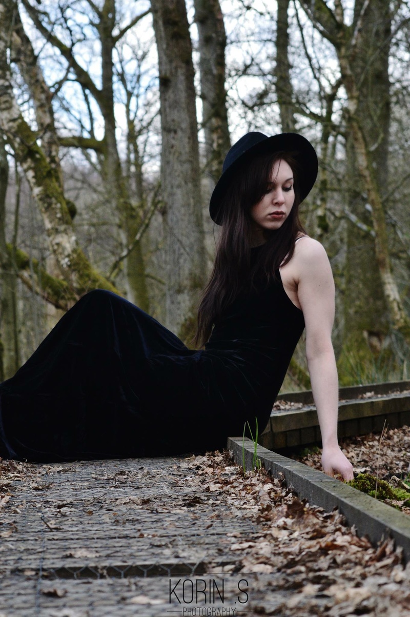 Female model photo shoot of Korin S Photography in Miltonrigg Woods