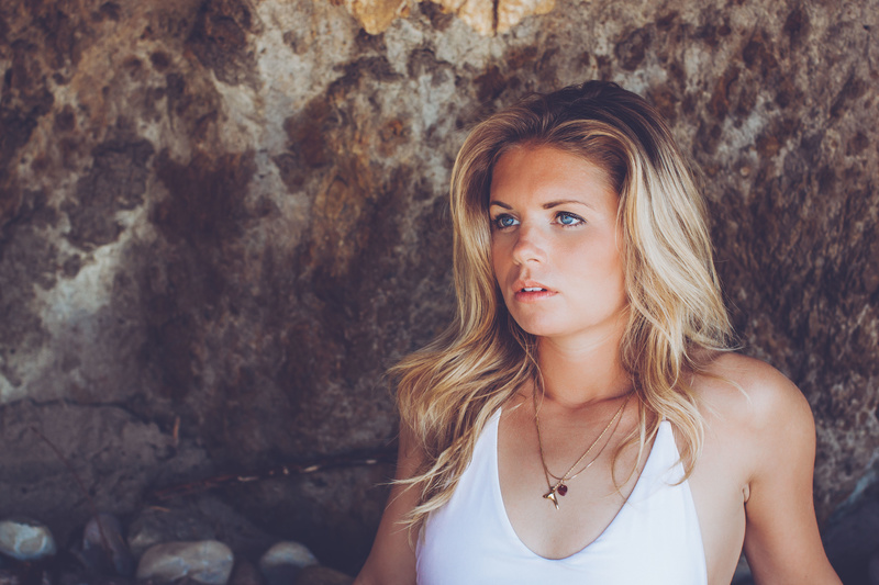 Female model photo shoot of Tessa James_21 in Malibu