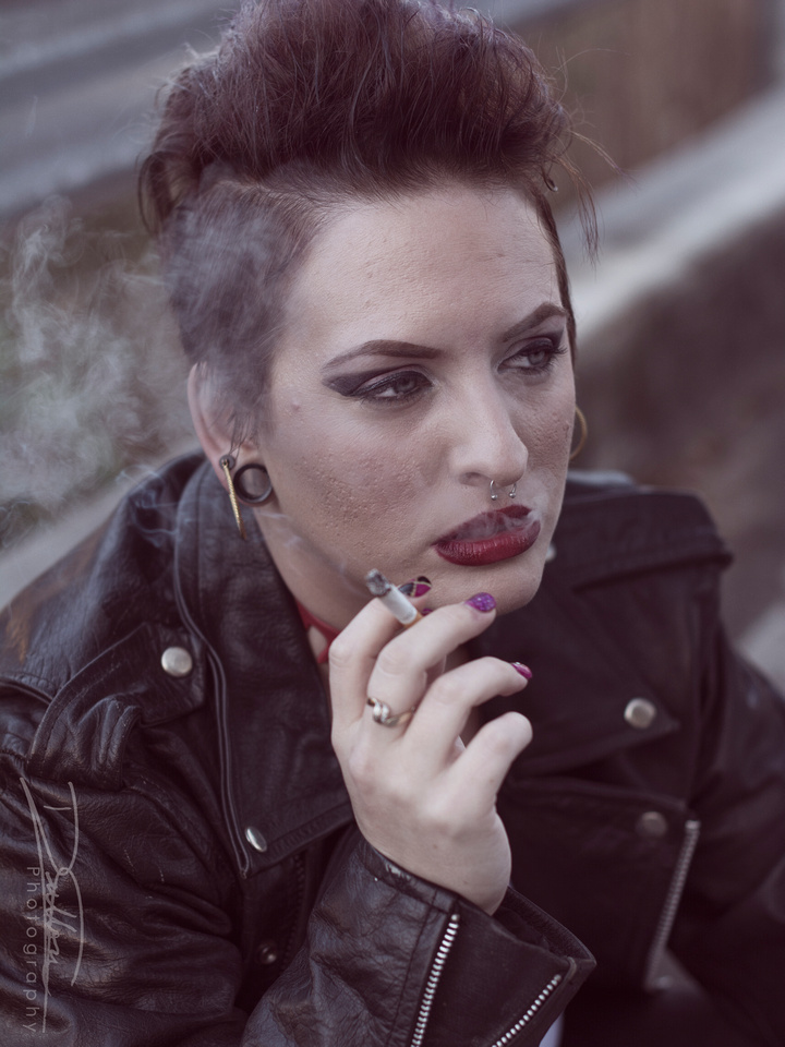 Female model photo shoot of Jade cyanide