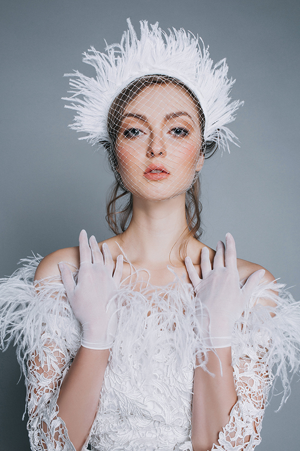 Female model photo shoot of Ivory Silk