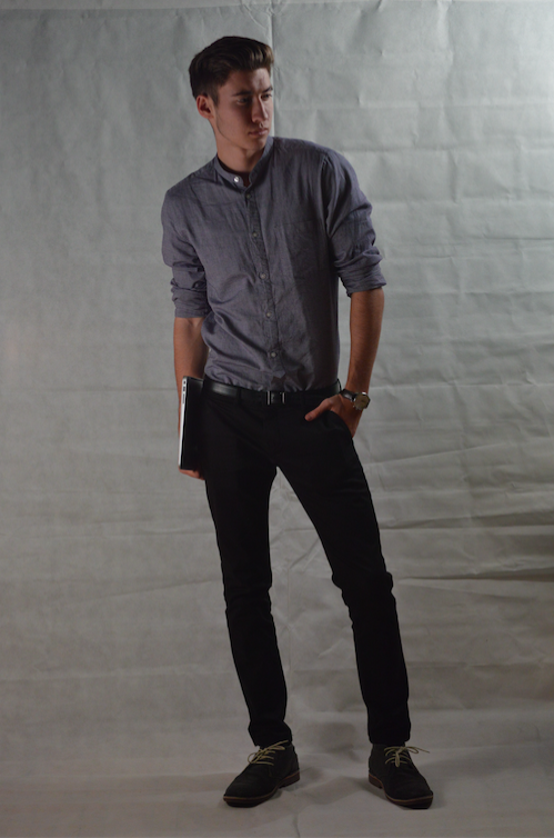 Male model photo shoot of DePaul Official