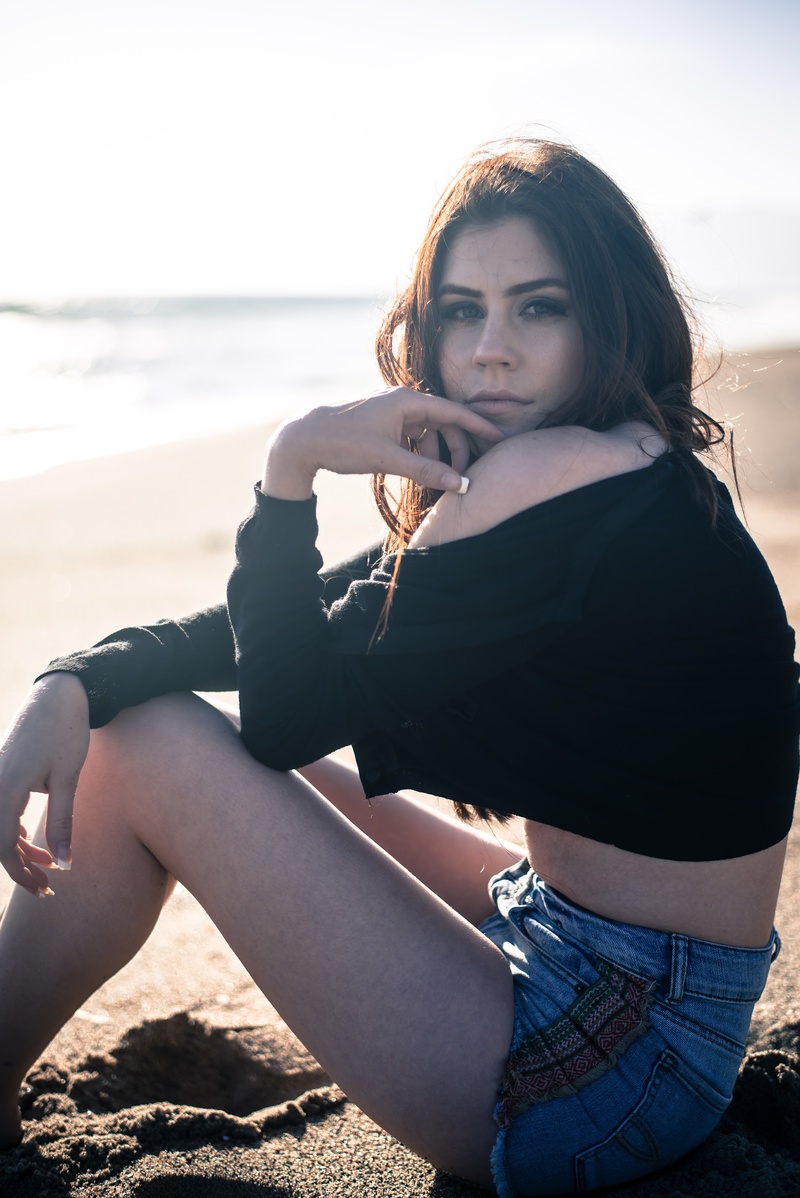 Female model photo shoot of berkelyireland in Westward Beach Malibu