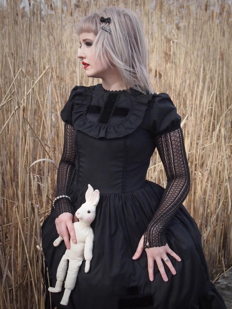 Female model photo shoot of Gloomth Clothing