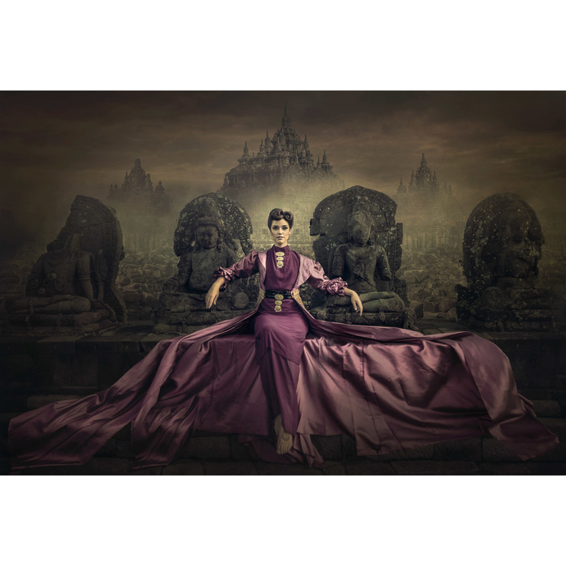 Female model photo shoot of Rose Vitelli in Puri Perambanan Jogjakarta