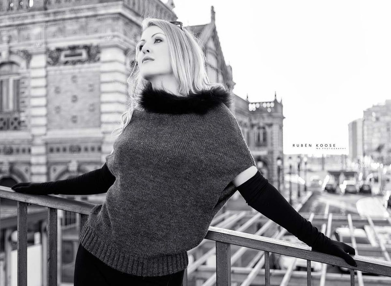Female model photo shoot of Ekaterina Harper  in Spain