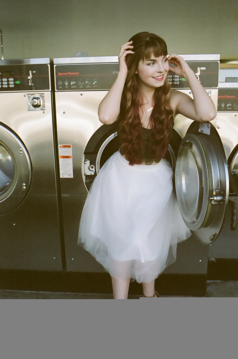 Female model photo shoot of Chelsealeeb  in 30th St Laundry
