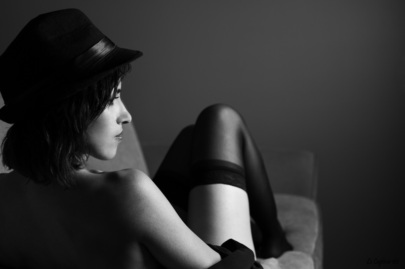 Female model photo shoot of Carmen Modele by Le Capteur101 in Montreal