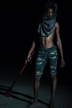 Male model photo shoot of Kidron Dedeaux by Ezra Spurrier