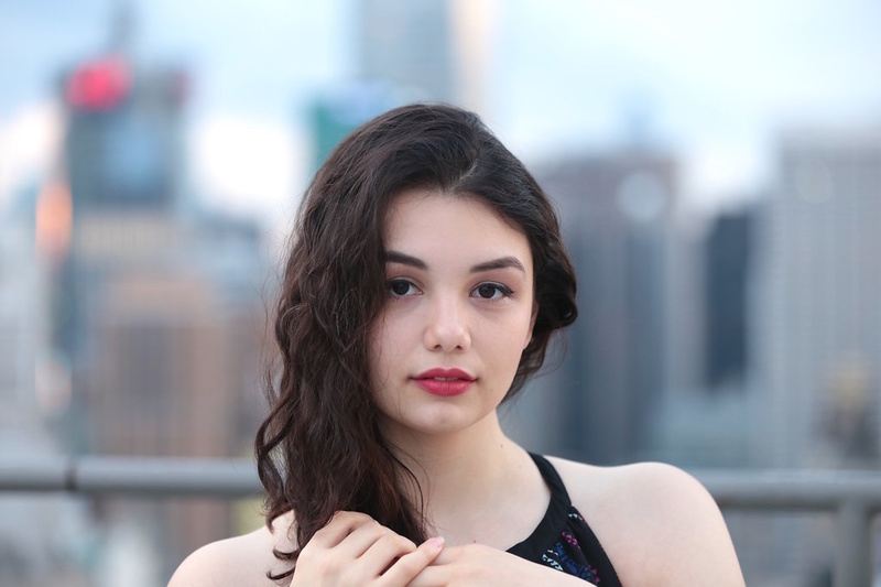 Female model photo shoot of Starring Casey Drane in NYC, art by DarkSunPhotos