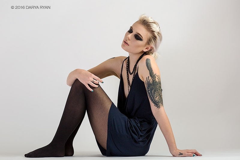 Female model photo shoot of Morgan Q Makeup Artist 