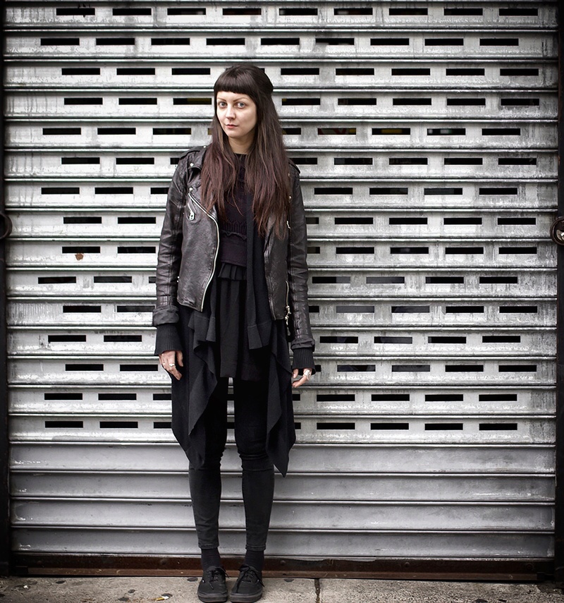 Female model photo shoot of streetwalk