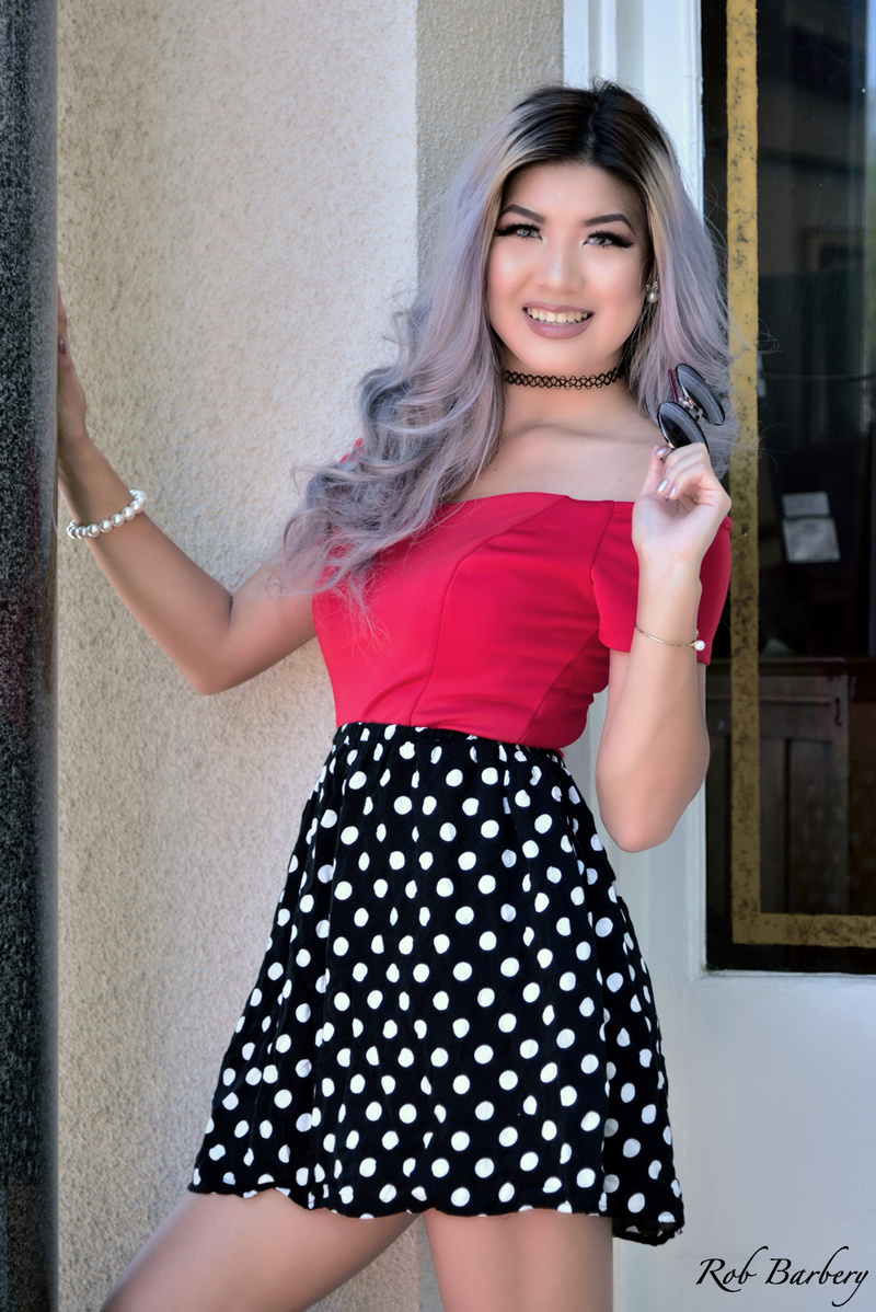 Female model photo shoot of Isabella M Vue in Old Town Clovis