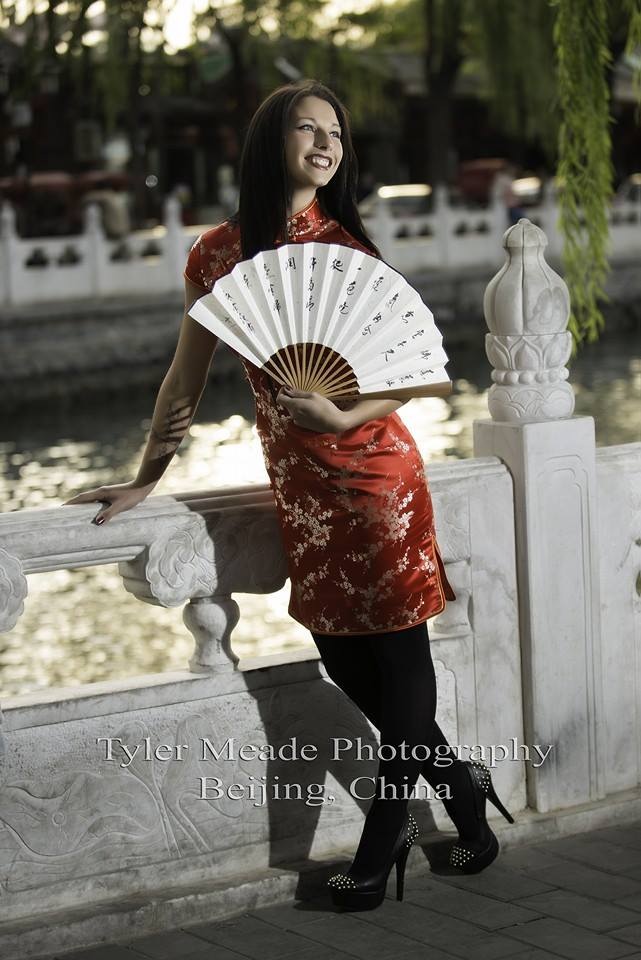 Female model photo shoot of Kaylynne Thomson in bejing, China