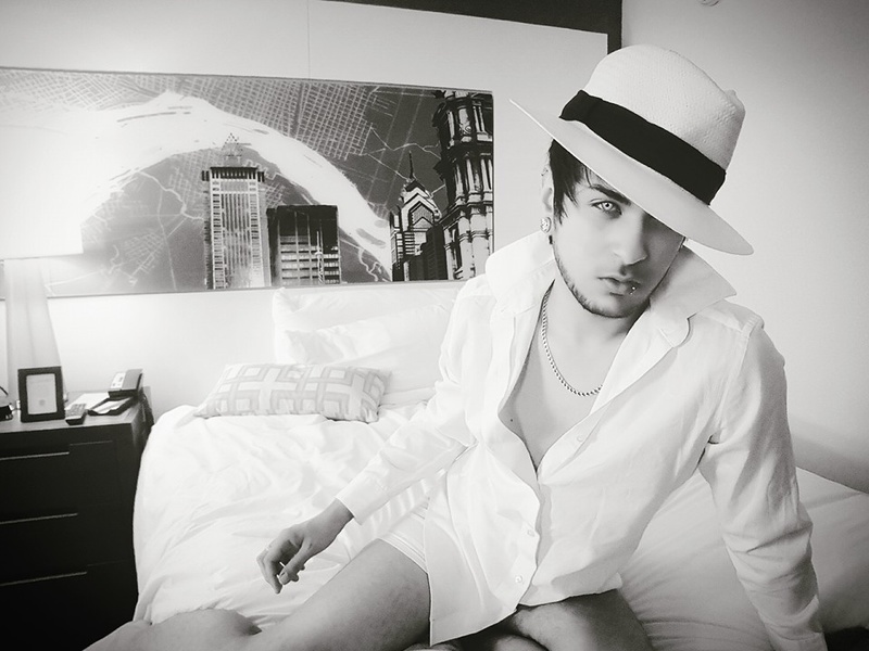 Male model photo shoot of Luis Li Montanez in Sonesta Hotel, Philadephia PA