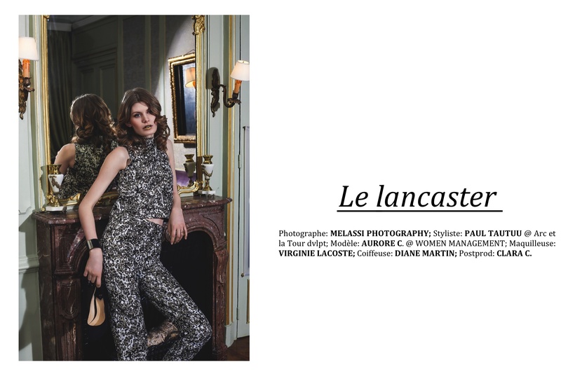 Female model photo shoot of Virginie Lacoste in Paris Le Lancaster