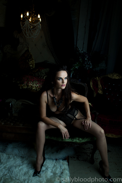 Female model photo shoot of sally blood photo