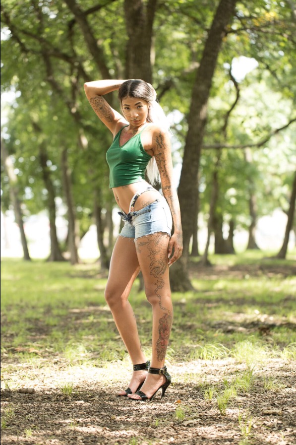 Female model photo shoot of KTattz in Dallas, TX