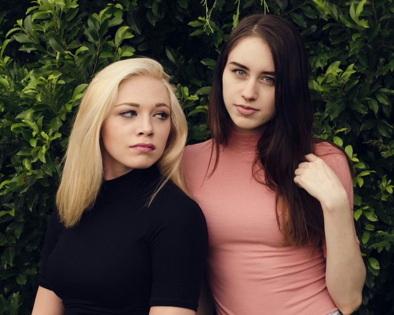 Female model photo shoot of Cortney Hale and Hannah Tennille by MakeshiftNation