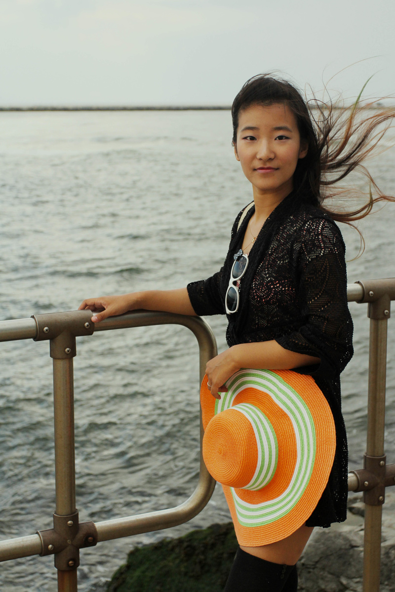 Female model photo shoot of Yuki Hana in Long beach Island