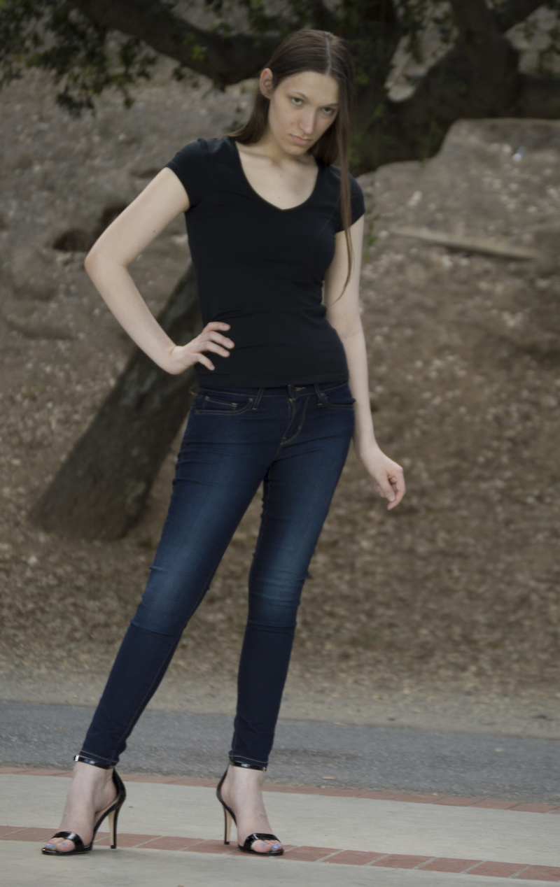 Female model photo shoot of Katrina Mints in california