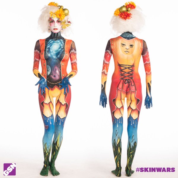 Female model photo shoot of Body Masterpiece  in Skin Wars Casting Day