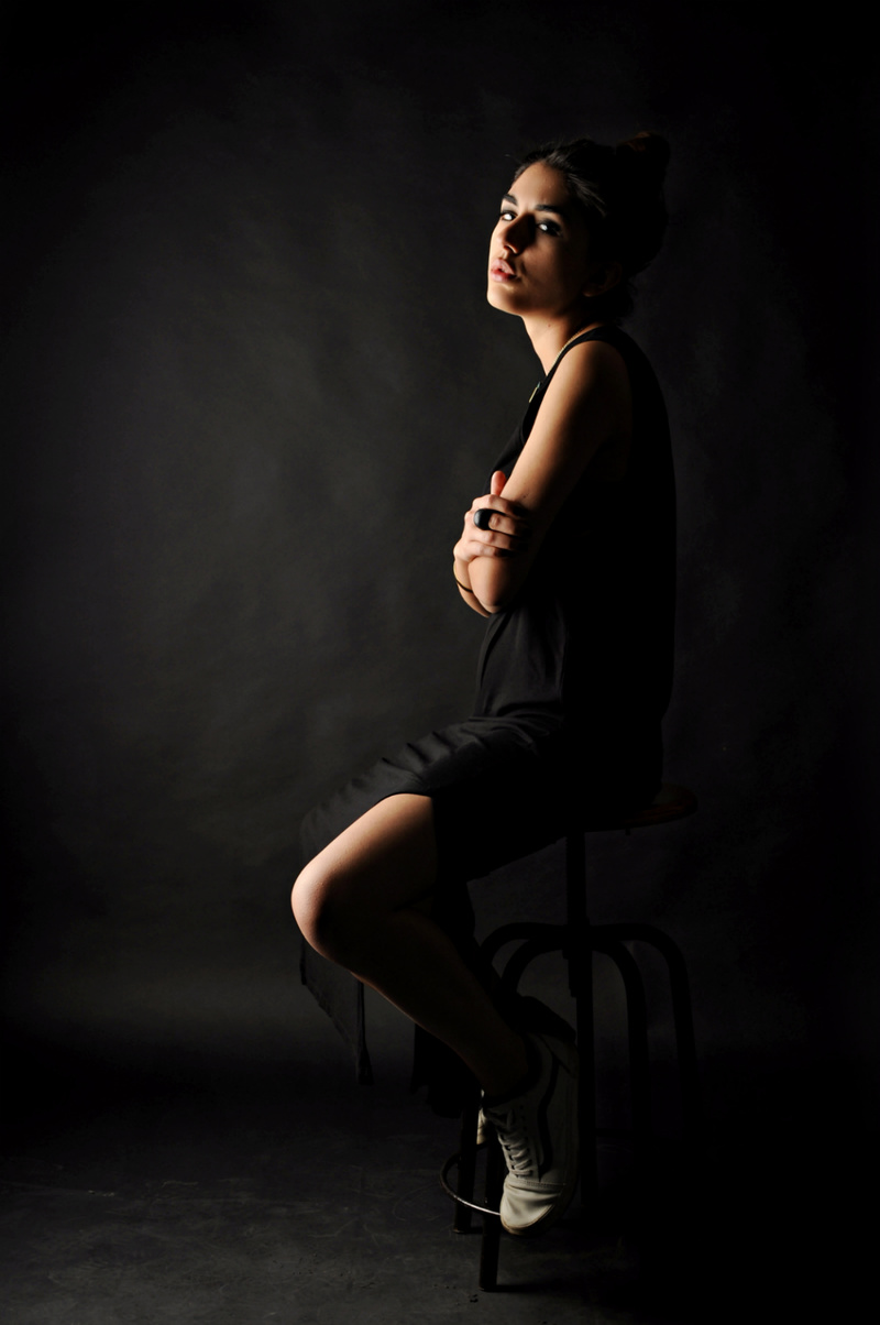 Female model photo shoot of LilyBiuso in Rome - Studio
