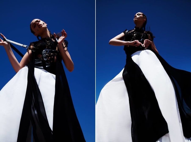 Female model photo shoot of DeliseAna FashionDesign