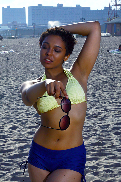 Female model photo shoot of MidnaCross