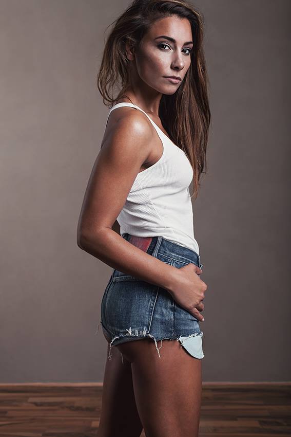 Female model photo shoot of Anetta in Prague
