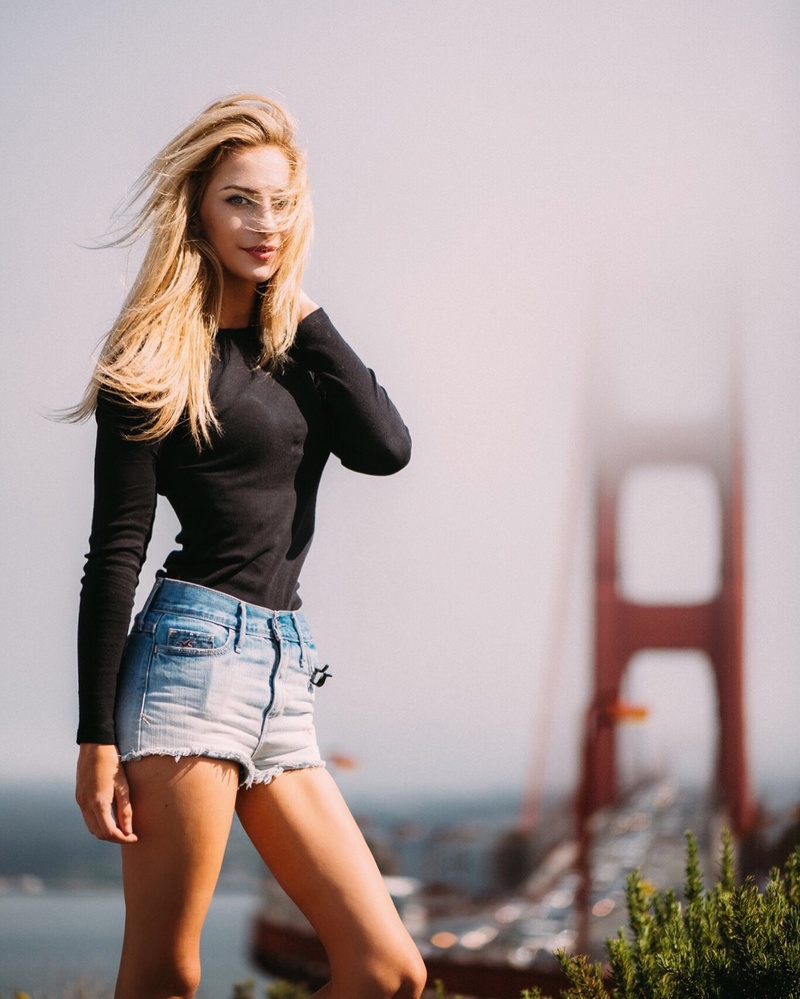 Female model photo shoot of Katie_Melissa in Golden Gate Bridge