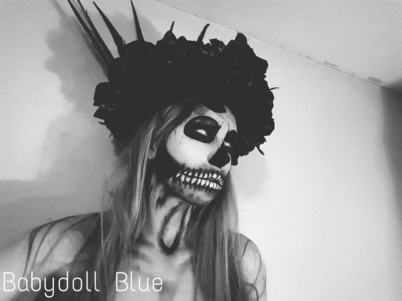 Female model photo shoot of Babydoll blue