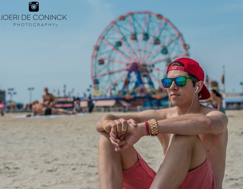 Male model photo shoot of Dieterros in Coney Island