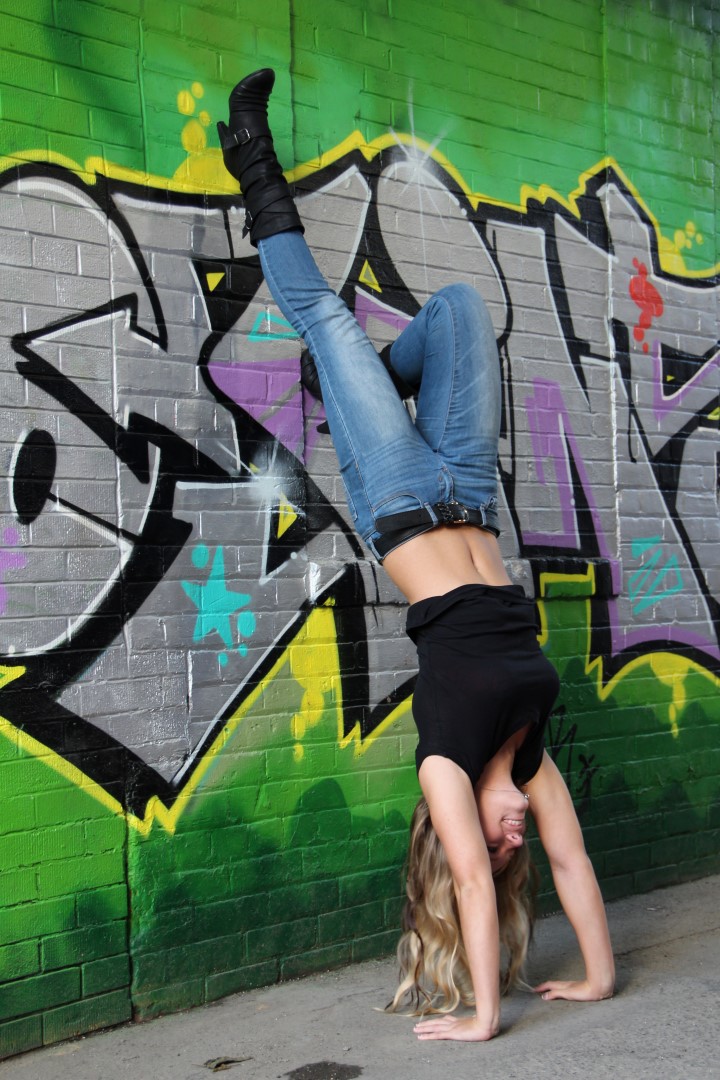 Male model photo shoot of Warren C Photography in Graffiti Alley - Toronto